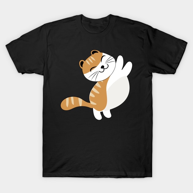 Draw vector illustration character collection cute cat.Doodle cartoon style. T-Shirt by Tjstudio